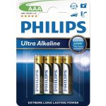Philips Ultra Alkaline AAA 4ks LR03E4B/10 – Zboží Živě