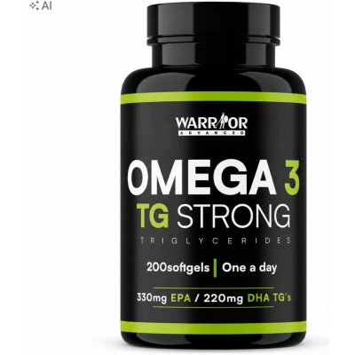 Warrior Omega 3 TG Premium 200 kapslí – Hledejceny.cz