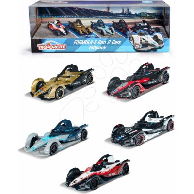 Majorette Autíčka Formula E Gen 2 Cars kovová s gumovými kolečky 7,5 cm délka sada 5 druhů – Zboží Mobilmania