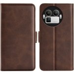 VSECHNONAMOBIL 139428 SIDE Peněženkové pouzdro pro Realme GT 8 Pro tmavě hnědé – Zboží Živě