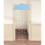 Závěsná dekorace Baby Boy papírová 190 cm x 96 cm Amscan – Zbozi.Blesk.cz