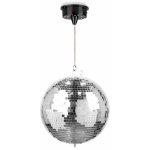 Fuzzix MB30ML Zrcadlová koule 30cm s motorem s LED podsvícením – Zboží Dáma