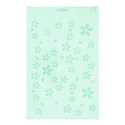 Fandy Šablona květiny malé 17x26 cm – Zboží Dáma Fandy Šablona květiny malé 17x26 cm – Zboží Dáma