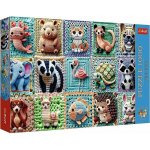 TREFL Premium Plus Háčkovaná zvířátka 1000 dílků – Zboží Dáma