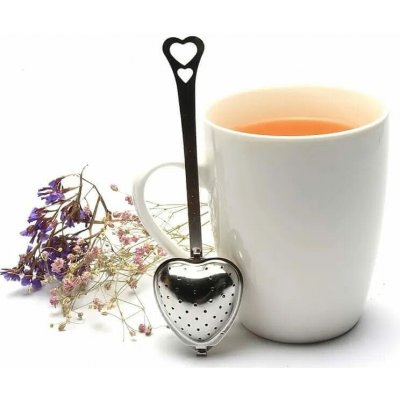 Home & Marker Infuspoon nerezové sítko na čaj ve tvaru srdce 14 x 4 cm – Zboží Dáma