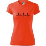 Cyklo ekg kolo Dámské Fantasy sportovní dresovina Neonově oranžová – Hledejceny.cz