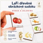 LaFi Ovečka Dřevěné obrázkové sudoku Ovoce a zelenina – Hledejceny.cz