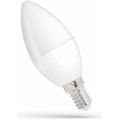 Spectrum LED žárovka svíce E14 230V 6W neutrální bílá, stmívatelná