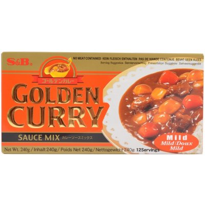 S&B Golden Curry Mild japonské jemné kari 220 g