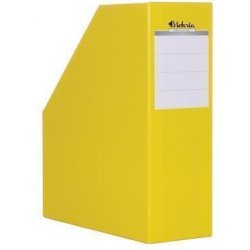 VICTORIA OFFICE Stojan na časopisy, žlutý, karton, 90 mm, VICTORIA
