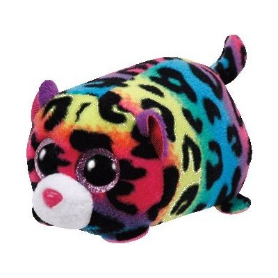 TY Inc Meteor Teeny Tys JELLY multicolor leopard 10 cm