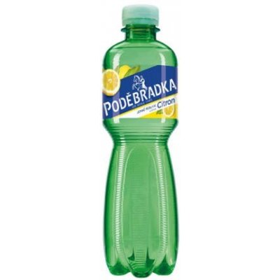Poděbradka citron jemně perlivá voda 12 x 0,5 l – Hledejceny.cz
