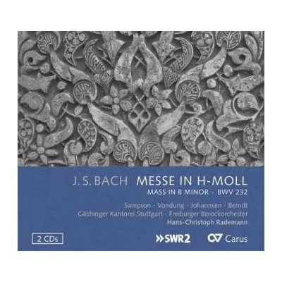 Johann Sebastian Bach - Messe In H-Moll Mass In B Minor - BWV 232 CD – Hledejceny.cz