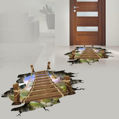 3D samolepky na podlahu - propast – Zboží Dáma