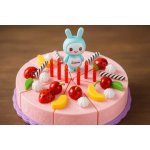 Delicious KX9746 narozeninový dort na krájení s průměrem 14 cm 75 dílů – Zboží Dáma