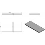 Sapho AVICE deska 130x50cm, old wood AV138 – Zbozi.Blesk.cz