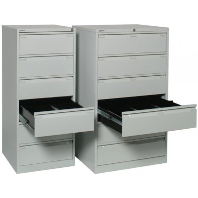 BISLEY Lístkovnice kovová trojřadá BISLEY DF6 černá – Zboží Dáma