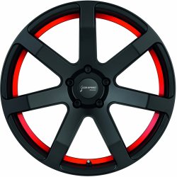 Corspeed Challenge 8,5x19 5x112 ET35 matt black trim red