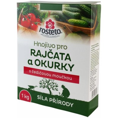 Rosteto Hnojivo s čedičovou moučkou - rajčata a okurky 1 kg – Zbozi.Blesk.cz