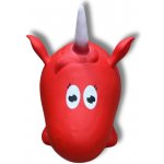 Gerardo’s Toys Skákací zvířátko jednorožec Červená – Zboží Dáma