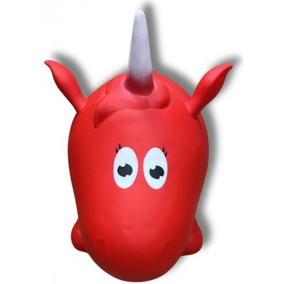 Gerardo’s Toys Skákací zvířátko jednorožec Červená – Zboží Dáma