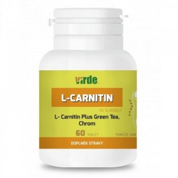 Virde L-Carnitin + zelený čaj + chrom 60 tablet