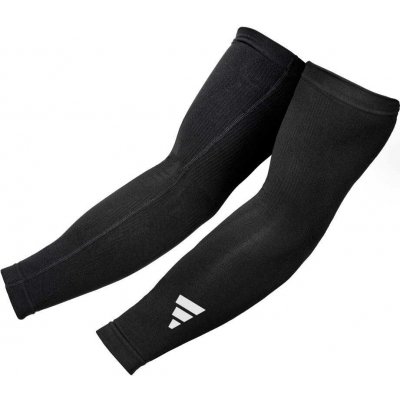 adidas COMPRESSION ARM SLEEVES Černá Stříbrná – Zboží Dáma