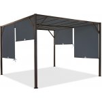 Garden Point Santorini 3 x 3 m hnědo šedá GAP293 – Zboží Dáma