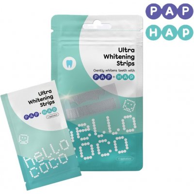 HELLO COCO PAP Bělící pásky na zuby 5 ks – Sleviste.cz