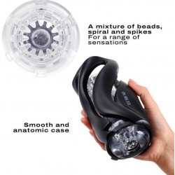 Dorcel Deep Blow manual suction masturbator in case