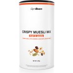 GymBeam Crispy Muesli Mix bílá čokoláda ovoce 420 g