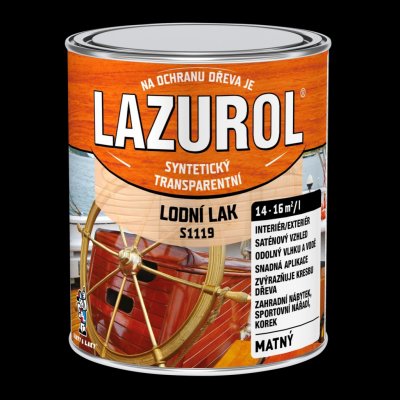 Lazurol S1119 0,75 l bezbarvý matný – Sleviste.cz