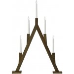 Markslöjd 706163 Vánoční svícen BJURFORS 5xE10 3W 230V hnědá ML1310 – Hledejceny.cz