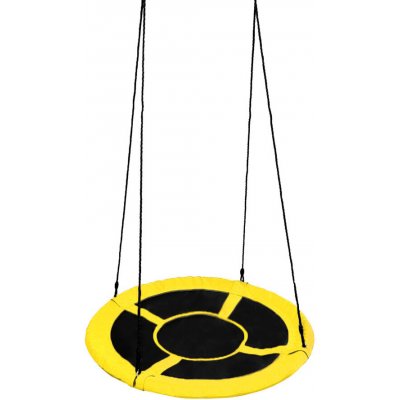 Aga Závěsný houpací kruh 90 cm Žlutý – Zboží Mobilmania
