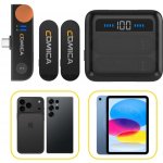 COMICA AUDIO Comica Vimo S (UC) 2,4G bezdrátové klopové mikrofony pro Smartphone a tablety Vimo-S uc B Varianta pro USB-C (černá) – Zboží Živě