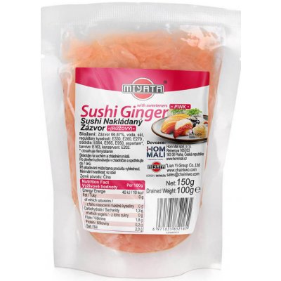 Miyata Růžový zázvor na Sushi 150 g