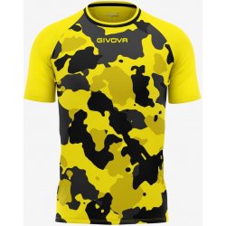 Givova Pánské triko Army Yellow-Black žlutá