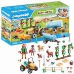 Playmobil 71442 Traktor s přívěsem a nádrží na vodu – Zboží Dáma