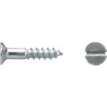 Vrut do dřeva se zápustnou hlavou a rovnou drážkou DIN 97 2x10 mm galvanicky pozinkovaný, 1 ks – Hledejceny.cz