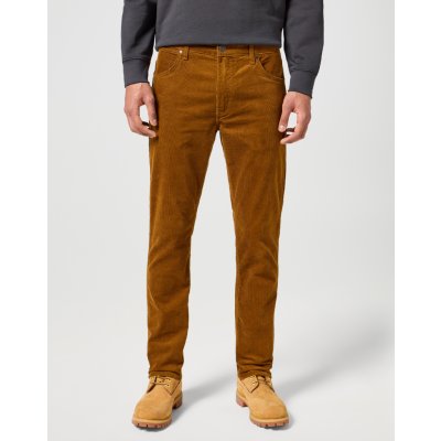 Wrangler pánské manšestrové kalhoty 112358055 GREENSBORO STRETCH Monks Robe – Zbozi.Blesk.cz