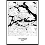 Jen tak z lásky Plakát Mapa města (více variant měst) Rozměr plakátu: 40 x 50 cm, Město: Stockholm – Hledejceny.cz