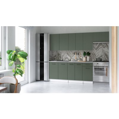 FRONTI Kuchyňská linka ALIMOS 240cm Olive – Zbozi.Blesk.cz