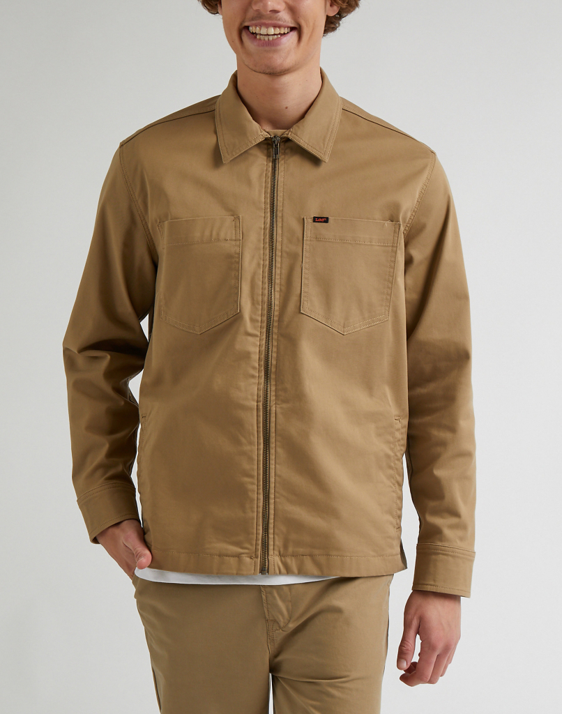 Lee L88ZTY60 Relaxed Chetopa Overshirt Clay