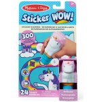 MELISSA & DOUG Y-Razítkovač se samolepkami Sticker WOW! Jednorožec MDD32013 – Zboží Dáma