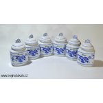 Český porcelán Dubí Cibulák Souprava 6 dóziček na koření rozšířená řada 0,20 l – Hledejceny.cz
