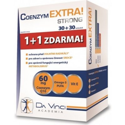 DaVinci Coenzym Extra Strong 60 mg 30 tablet – Zbozi.Blesk.cz