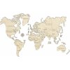 Wooden city mapa světa velikost XL 120x80cm