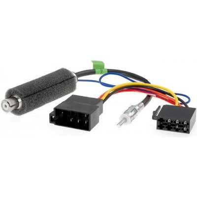 4CARMEDIA Anténní oddělovač ISO - DIN a napájecí konektor ISO-ISO. Vhodné pro modely Audi 1998, Seat 2002, Skoda 1998, VW golf IV 1999, VW Passat 1999 – Zboží Mobilmania