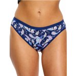Modibodi menstruační kalhotky Classic Bikini Super Opulent Paisley Navy – Zboží Dáma