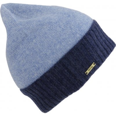 Fiebig Headwear since 1903 Kašmírová dvoubarevná modrá čepice – Hledejceny.cz